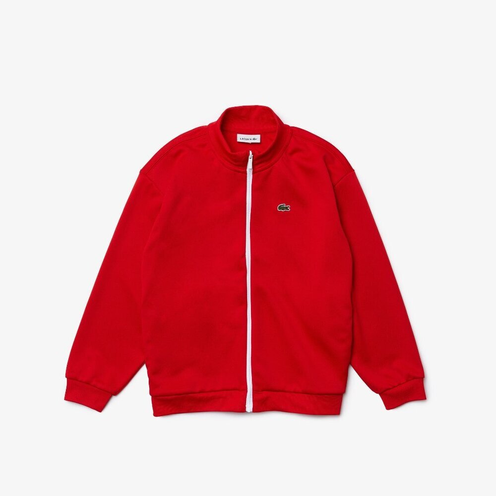 Lacoste Vibrant Red Track Jacket NWT